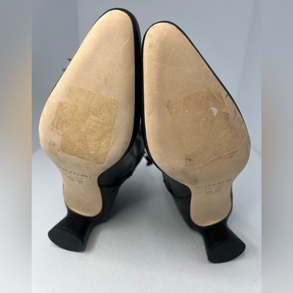 NEW Vince Hilda Leather Ankle Boots Black Size 5.5 - Picture 13 of 15